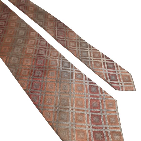 Van Heusen Tie Vintage Silk Men Fashion Accessory Stain Resistant Designer Gift - Picture 2 of 5